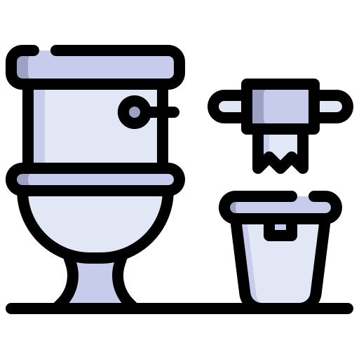toilettes Generic color outline Icône
