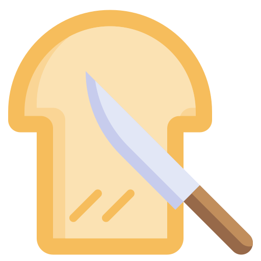 トースト Generic color fill icon