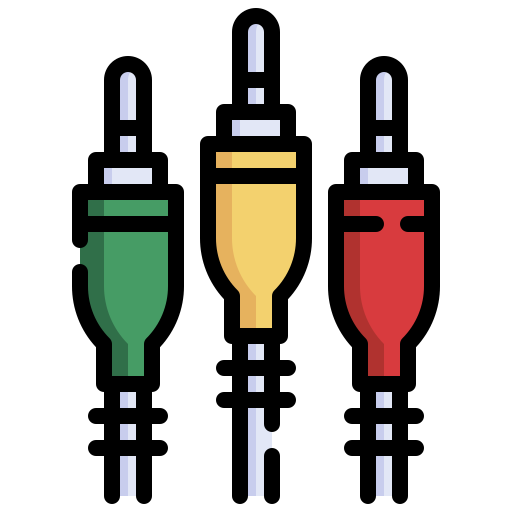 kabels Generic color outline icoon
