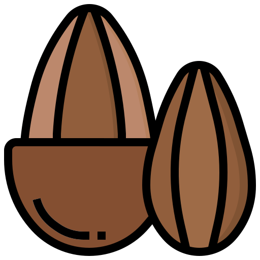 Almond Generic color outline icon