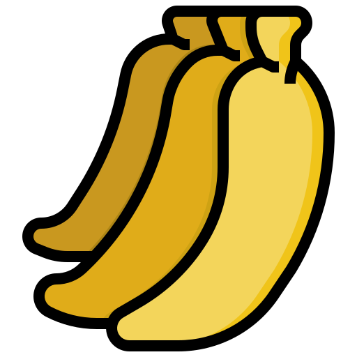 Banana Generic color outline icon