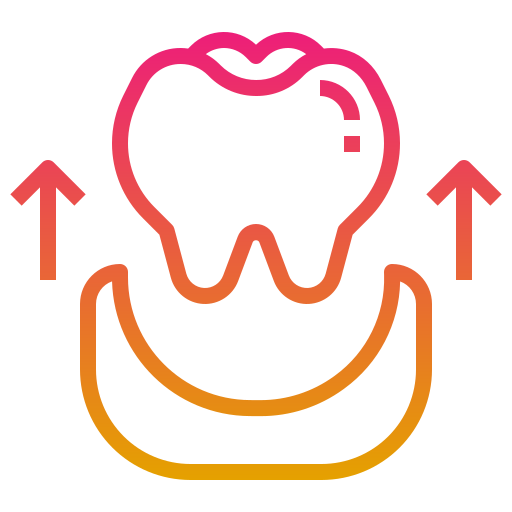 Tooth extraction Generic gradient outline icon