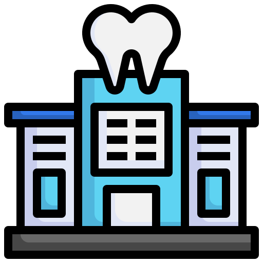 klinika dentystyczna Generic color outline ikona