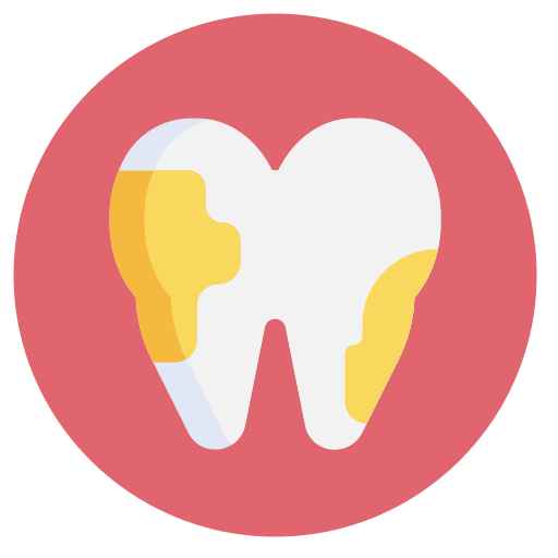 歯石 Generic color fill icon