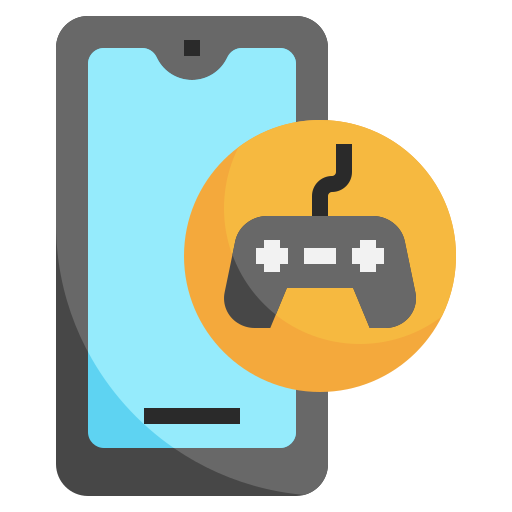 mobiel spel Generic color fill icoon