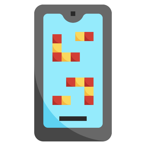 Puzzle game Generic color fill icon