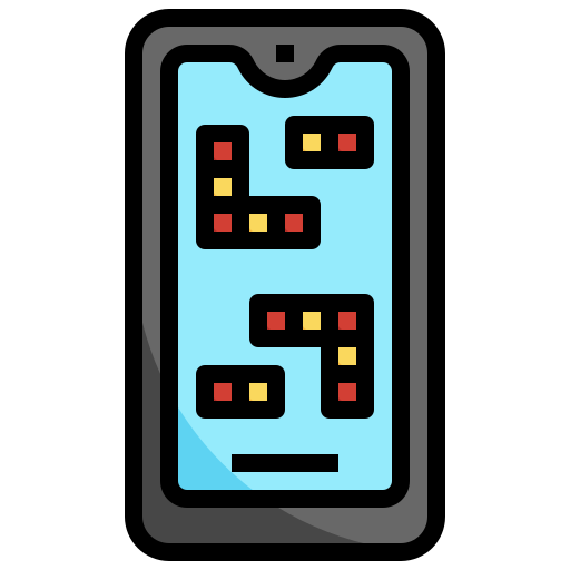 Puzzle game Generic color outline icon
