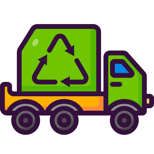 ゴミ収集車 Generic color lineal-color icon