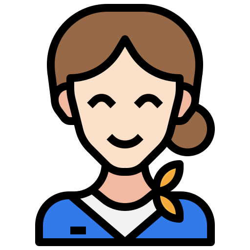 Air hostess Generic color outline icon
