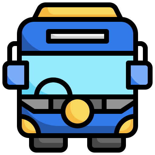 autobus Generic color outline icona