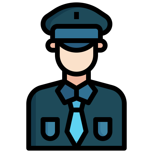 polizist Generic color outline icon
