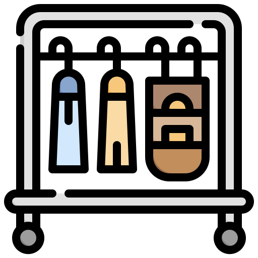 Clothes rack Generic color outline icon