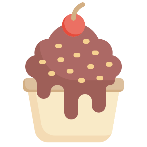 cupcake Generic color fill icona