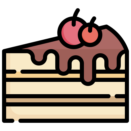 Кусок пирога Generic color outline иконка