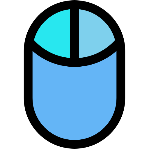 mausklicker Generic color lineal-color icon