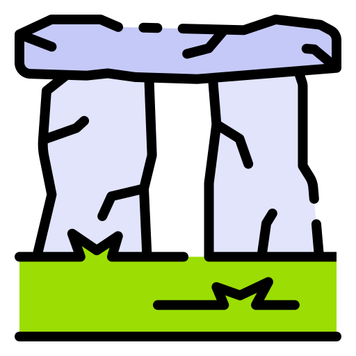 stonehenge Good Ware Lineal Color icono