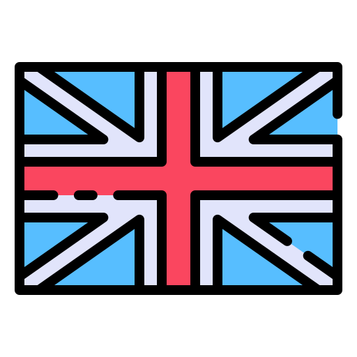 britse vlag Good Ware Lineal Color icoon