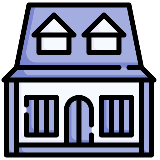 casa americana Generic color outline icono
