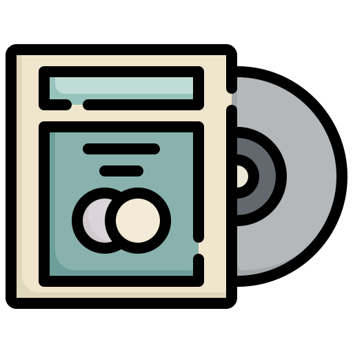 Lp disc Generic color outline icon
