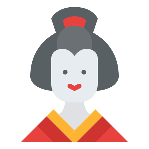 geisha Iconixar Flat icono