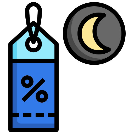 Ночь Generic color outline иконка