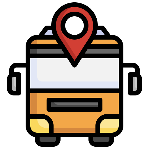 Bus station Generic color outline icon
