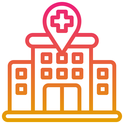 ospedale Generic gradient outline icona