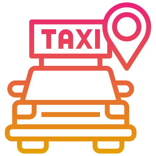 taxi Generic gradient outline icoon