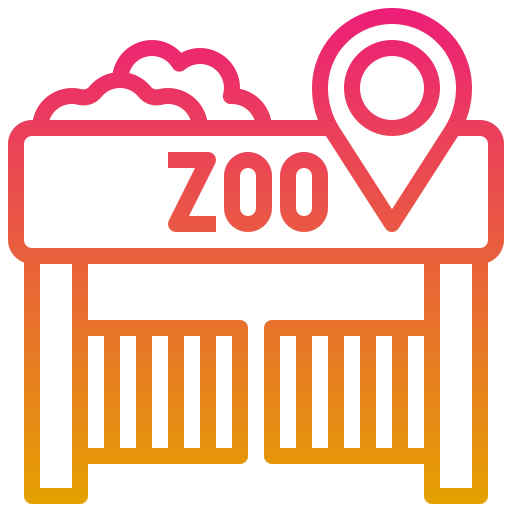 dierentuin Generic gradient outline icoon
