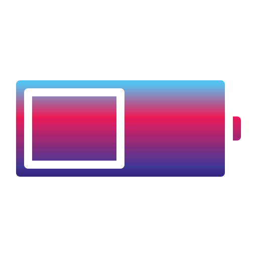 batterie level Generic gradient outline icon