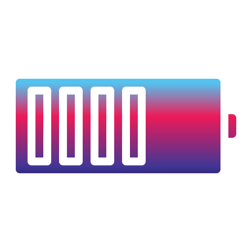 Battery level Generic gradient outline icon