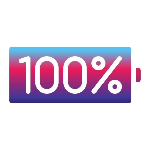 Battery full Generic gradient outline icon