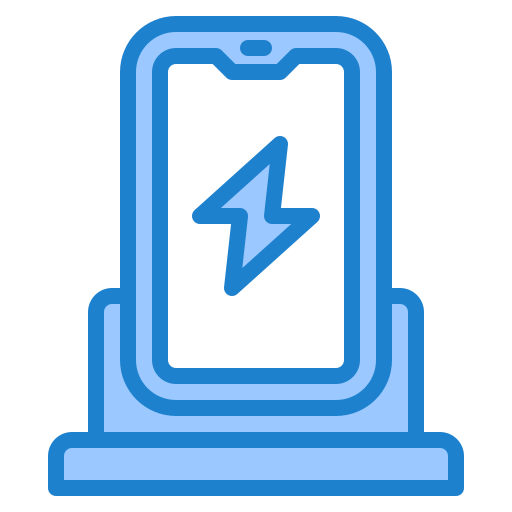 充電 srip Blue icon