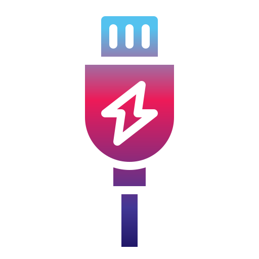 Usb charger Generic gradient outline icon