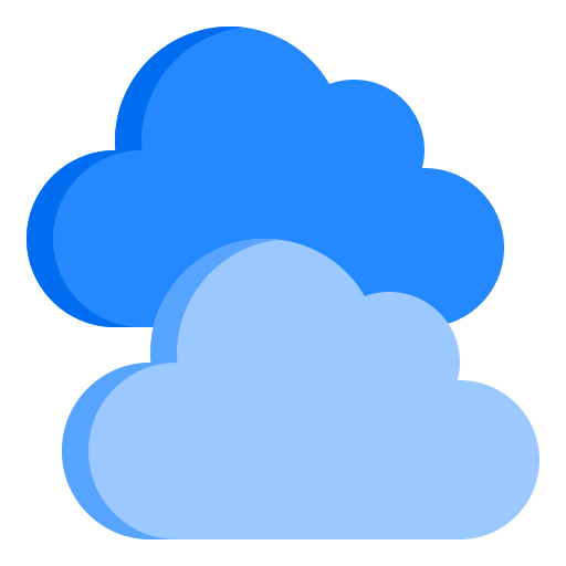 nube srip Flat icono