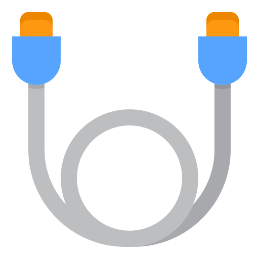 usb-kabel srip Flat icoon