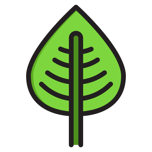 잎 srip Lineal Color icon