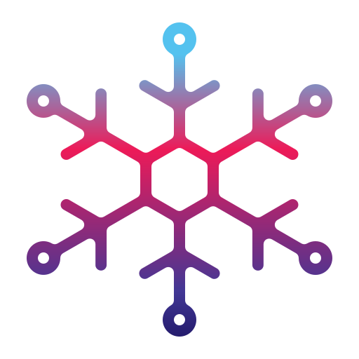 fiocco di neve Generic gradient outline icona