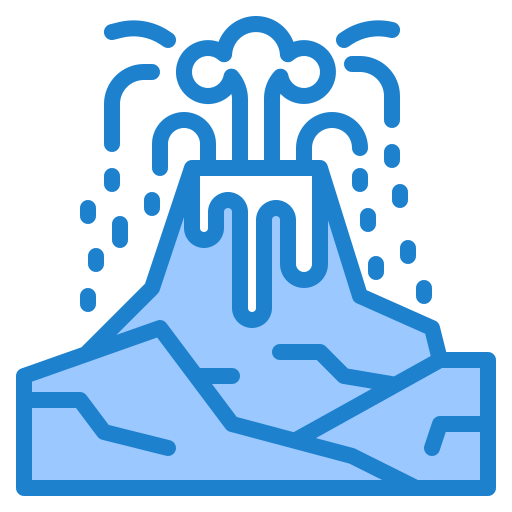 volcán srip Blue icono