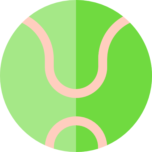 tennis ball Basic Rounded Flat icon