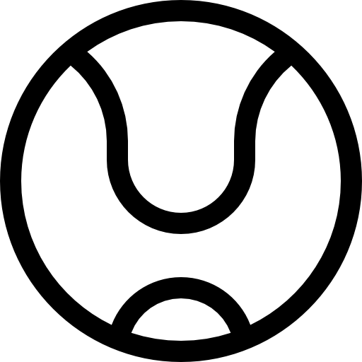 테니스 공 Basic Rounded Lineal icon