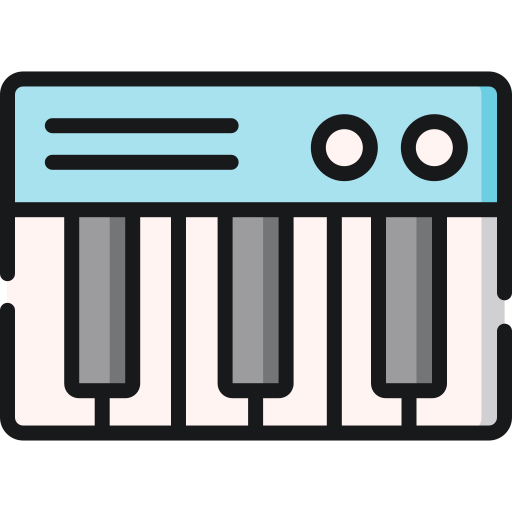 Piano Special Lineal color icon