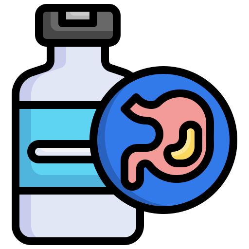 腹痛 Generic color outline icon