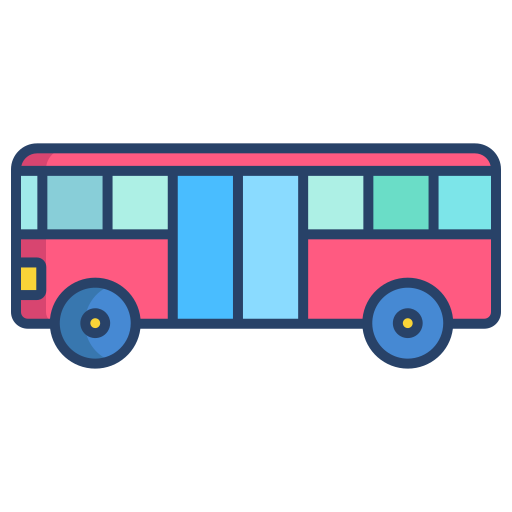 autobús Icongeek26 Linear Colour icono