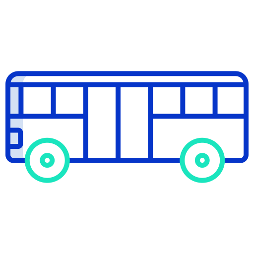 Bus Icongeek26 Outline Colour icon