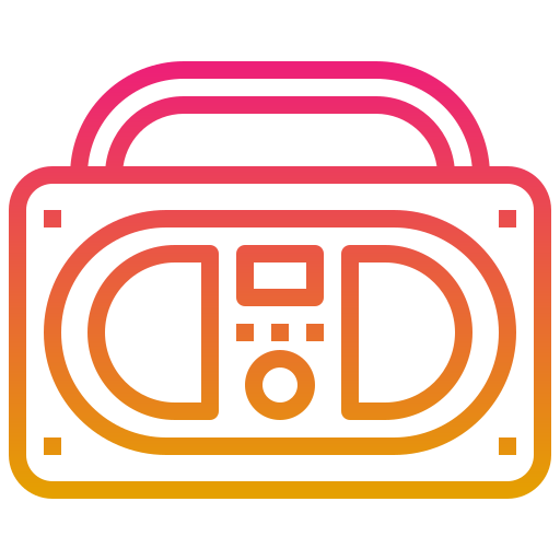 Radio Generic gradient outline icon