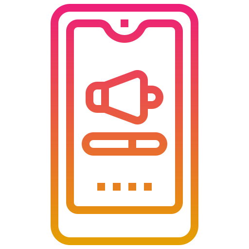 smartphone Generic gradient outline icon