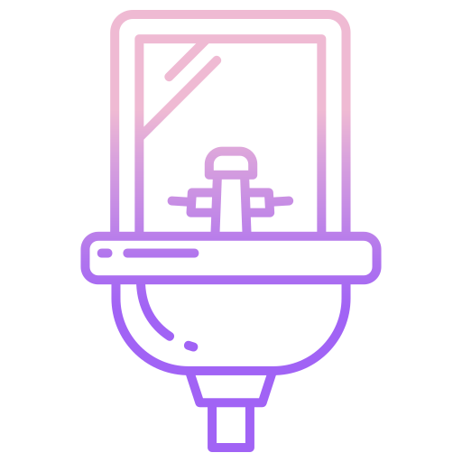 Sink Icongeek26 Outline Gradient icon