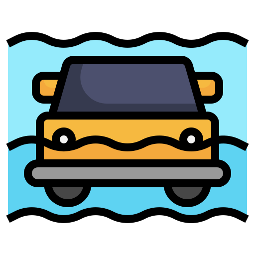 Car accident Generic color outline icon