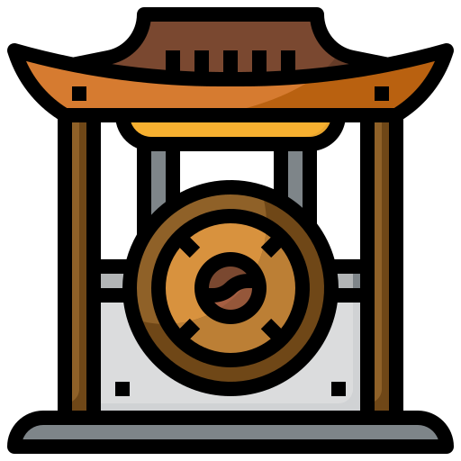 gong Generic color outline ikona